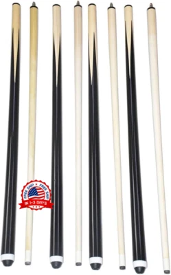 Taco Palo De Billar Pool Profesional Madera 58 Pulgadas Elegante Calidad 4 Pack