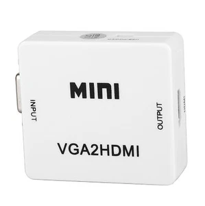 VGA to HDMI Converter Video Audio Adapter for PC Laptop Monitor TV 1080P Display - Picture 1 of 9
