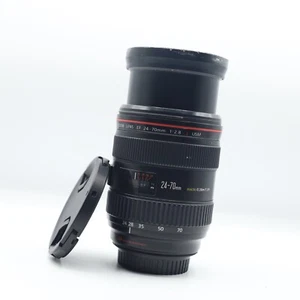 Canon EF 24-70mm F/2.8 L USM Lens USM AF Zoom Lens EOS DSLR Front & Rear Cap - Picture 1 of 15