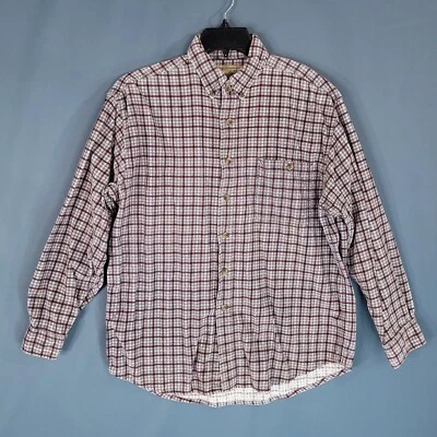 Chesterfield Men's Button Up Shirt Long Sleeve Multicolor Plaid Size L - Image 1 of 4