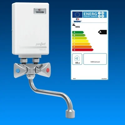 Small instantaneous water heater over table with tap 3.5 4.0 4.5 or 5.0kw Electronic - Image 1 of 2