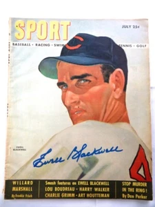 Ewell Blackwell Signed Autographed Magazine SPORT 1948 Chicago Cubs JSA AG71967 - Picture 1 of 4