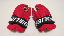 Used Taylor Hall Bauer Vapor 1X Pro Stock Nj Devils 14" Hockey Gloves! MeiGray!