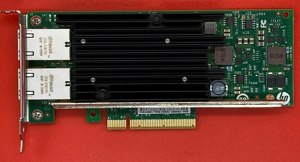 HP 561T 10Gb Dual-Port Ethernet Network 10GBASE-T Adapter 717708-001 716591-B21 - Image 1 of 3