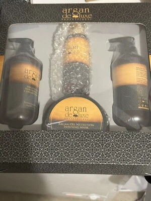 Argan Deluxe  Shampoo & Conditioner, Infusing Mask, Hair Oil (set Of 4) - Image 1 of 4