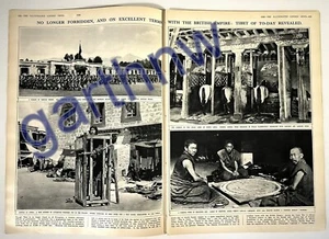 TIBET 1938 C SUYDAM CUTTING NO DALAI LAMA PICTORIAL + CZECHOSLOVAKIA DEFENSE MAP - Foto 1 di 3