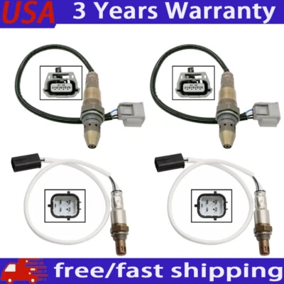 2x Sensor de oxígeno aguas arriba + 2x aguas abajo para Nissan NV2500 NV3500 2012-17 5,6 L Foto 1 de 4