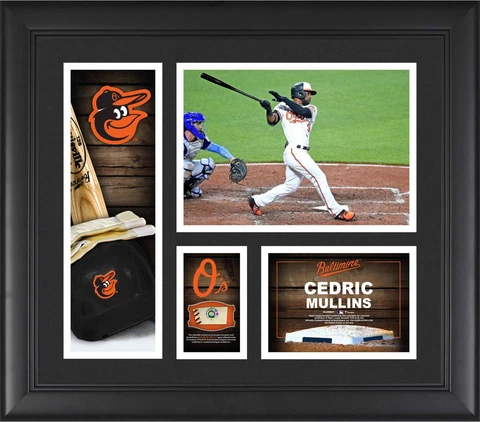 Cedric Mullins Baltimore Orioles Framed 15" x 17" Player Collage Cover