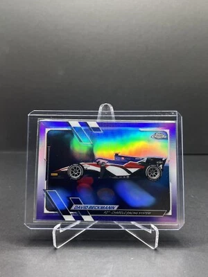 2021 Topps Chrome Formula 1 F1 David Beckmann Purple 176/399 #128 - Image 1 of 2