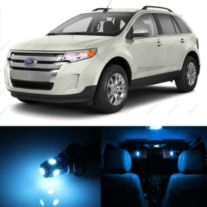 12 x ICE BLUE LED Interior Lights Package For 2007 - 2014 Ford Edge + PRY TOOL - Bild 1 von 7
