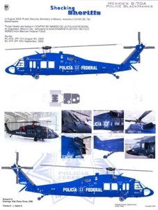 Aztec Decals 1/144 SHOCKING SHERIFFS Mexican S-70A BLACKHAWK Helicopter - Picture 1 of 3