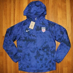 Nike USMNT Full Zip Graphic Soccer Jacket Mens S DN1084-452 US National Team - Picture 1 of 8