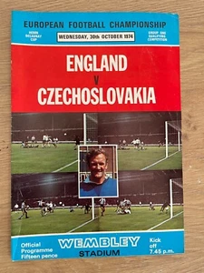 England v Czechoslovakia 1974 European Football Championship, SOCCER MATCH - Picture 1 of 1