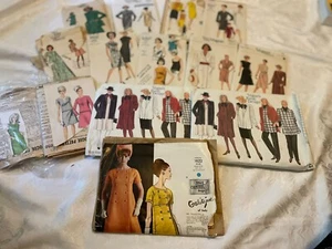 LOT Vogue Vintage Sewing Patterns Precut Preowned 60s 70s 80s 90s (M) - Picture 1 of 9