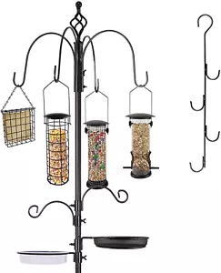 Deluxe Bird Feeding Station Kit Bird Feeder Pole Wild Bird Feeder Hanging Kit Pl - Picture 1 of 8