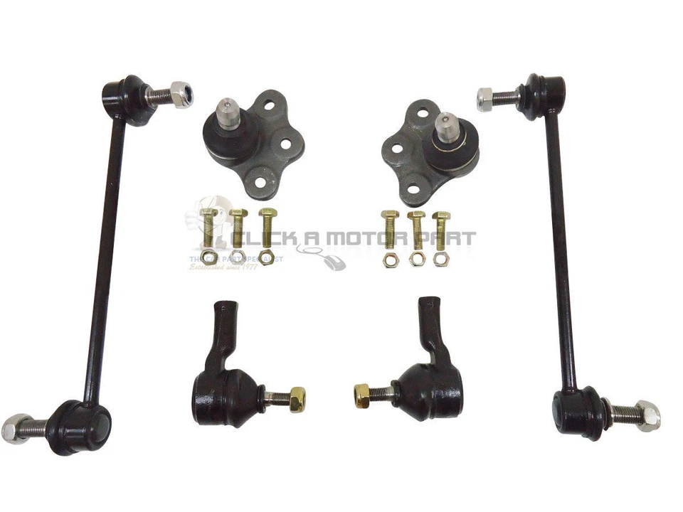 ALFA ROMEO MITO FRONT 2 ANTI ROLL BAR LINKS 2 OUTER TRACK ROD ENDS 2 BALL JOINTS - Image 1 of 1