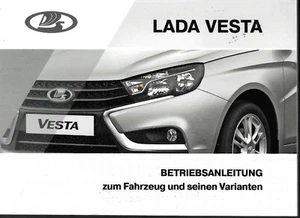 LADA Vesta Bedienungsanleitung 2018 Betriebsanleitung Handbuch Bordbuch BA - Picture 1 of 1