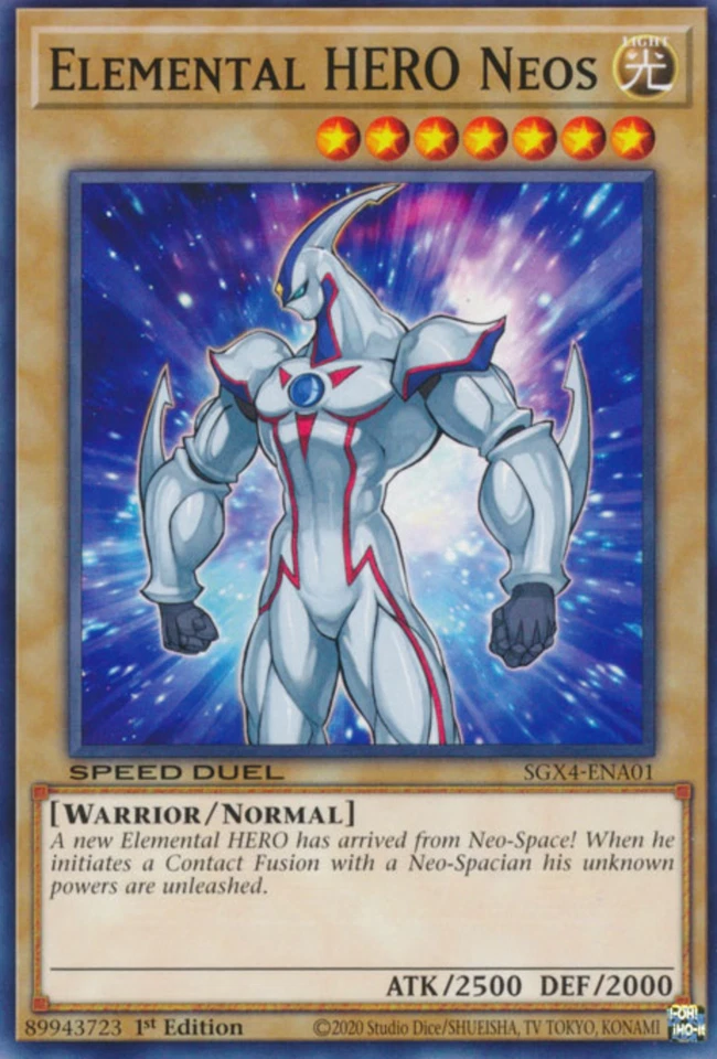 1X NM Elemental HERO Neos - SGX4-ENA01 - Common 1st Edition - Image 1 of 1