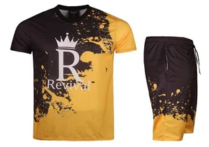 JUEGOS CORTOS REVIVAL OUTFITTERS EXCLUSIVE IMPRESOS EN ORO CON CORDONES PEQUEÑOS - 3XL - Imagen 1 de 19