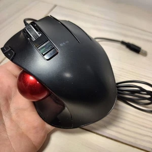 Ratón trackball ELECOM EX-G con cable M-XT2URBK-G en muy buena condición - Imagen 1 de 5