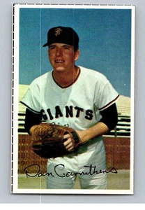 Estampillas de béisbol del equipo actual Dell 1971 Don Carrithers Gigantes de San Francisco - Imagen 1 de 2
