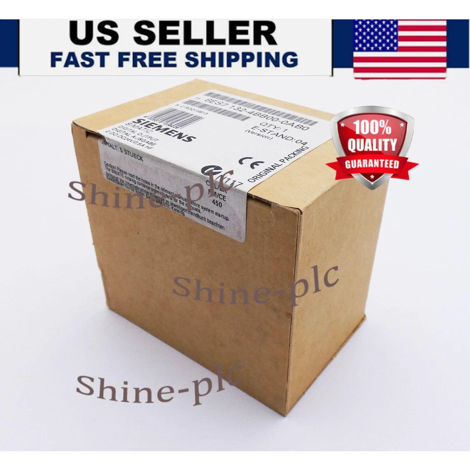 New Siemens 6ES7132-4BB00-0AB0 6ES71324BB000AB0 SIMATIC DP 5 ELECTRON MODULES - Image 1 of 3