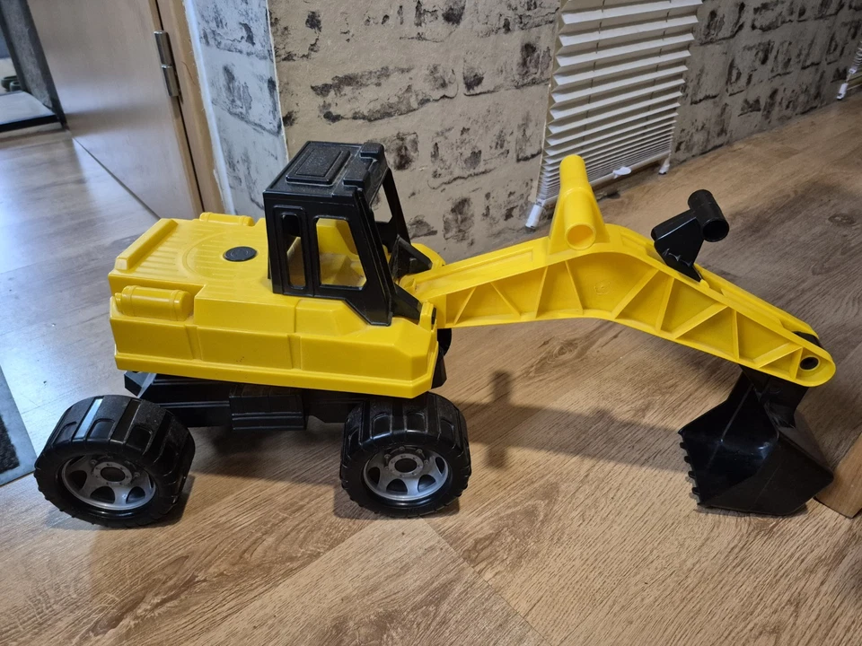 LENA Riesen Bagger Sandspielzeug gelb - Bild 1 von 3