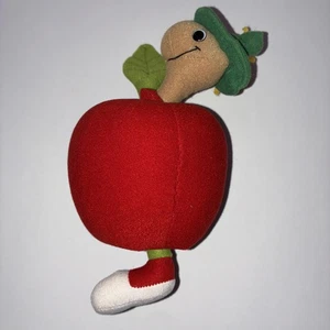 Gund 9 Zoll Lowly Worm Apple Plüschtier Busy World of Richard Scarry 1995 - Bild 1 von 3