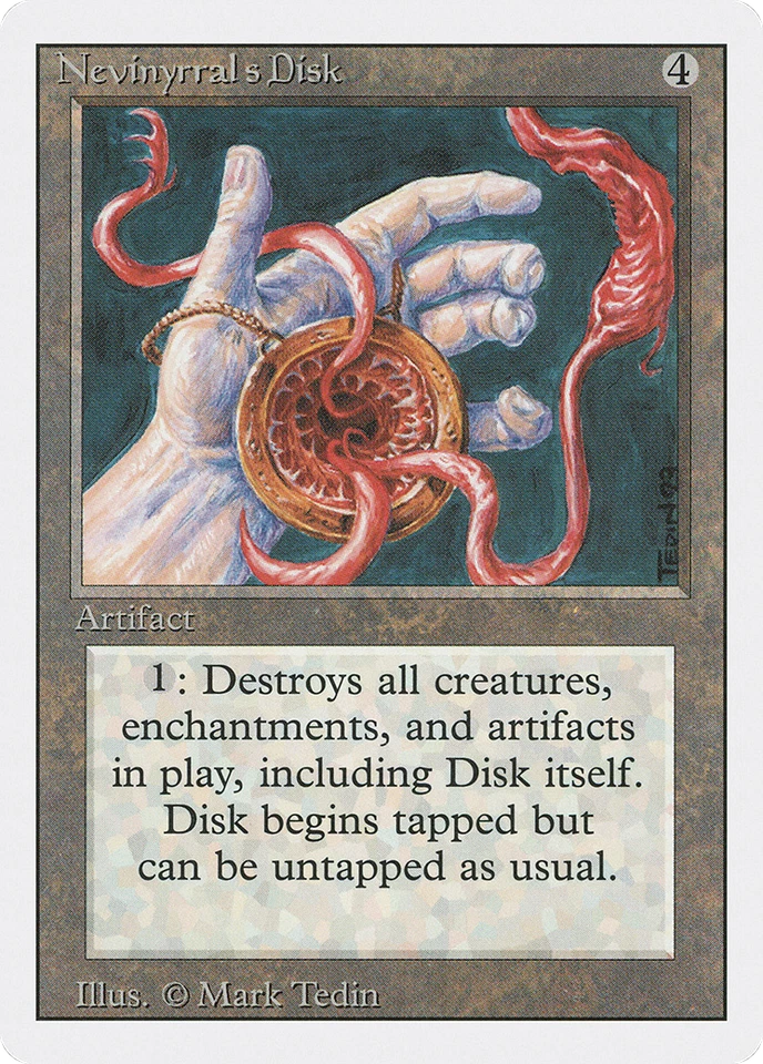Nevinyrral's Disk (HP) Revised Edition 3ED Magic MTG - Image 1 of 1