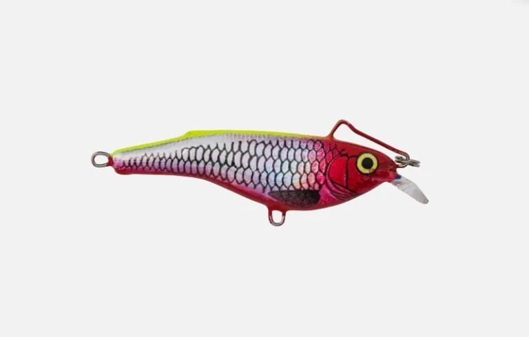 Señuelo de pesca en hielo Salmo Rail Shad - payaso holográfico - 2 3/8" 1/2 oz Foto 1 de 1