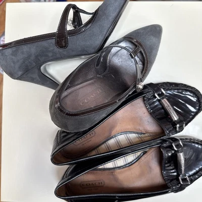 2 pares de zapatos Coach para mujer talla 5,5 y 6 Foto 1 de 4