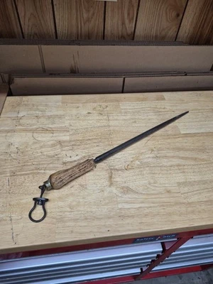 Archivo de mango de hueso vintage de 22 pulgadas de largo Foto 1 de 4