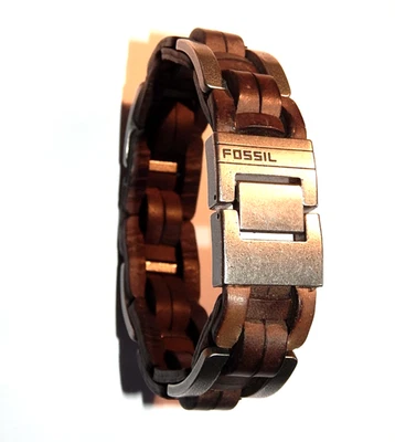 FOSSIL Armband LEDER METALL vintage unbenutzt !!!  21 cm - Bild 1 von 4