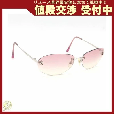 Gafas de sol CHANEL 4013 marca de coco logotipo marco plateado lentes rosas para mujer hechas en Italia Foto 1 de 4