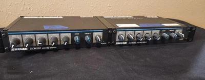 Dual Shure SCM268 4 Channel Microphone Mixer - Black w/ Rack Mounts - Image 1 of 4