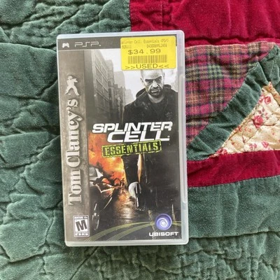 Tom Clancy’s Splinter Cell Essentials PSP Complete CIB w/ Manual - Tested - Image 1 of 3