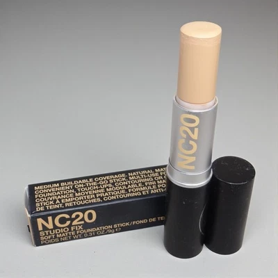 MAC Studio Fix Soft Matte Foundation Makeup Stick ~ NC20 ~ 0.31oz 9g ~ New NIB - Image 1 of 3