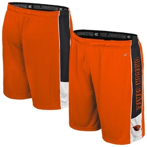 Men's Colosseum Orange Oregon State Beavers Quantum Shorts - Picture 1 of 3