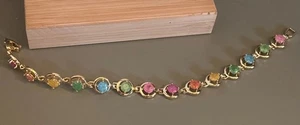 14k Gold Plated Galaxy Stone Bracelet  - Picture 1 of 3