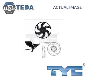 805-0004 ENGINE COOLING RADIATOR FAN TYC FOR CITROËN SAXO 1.1L,1.4L,1.6L,1.5L - Picture 1 of 5