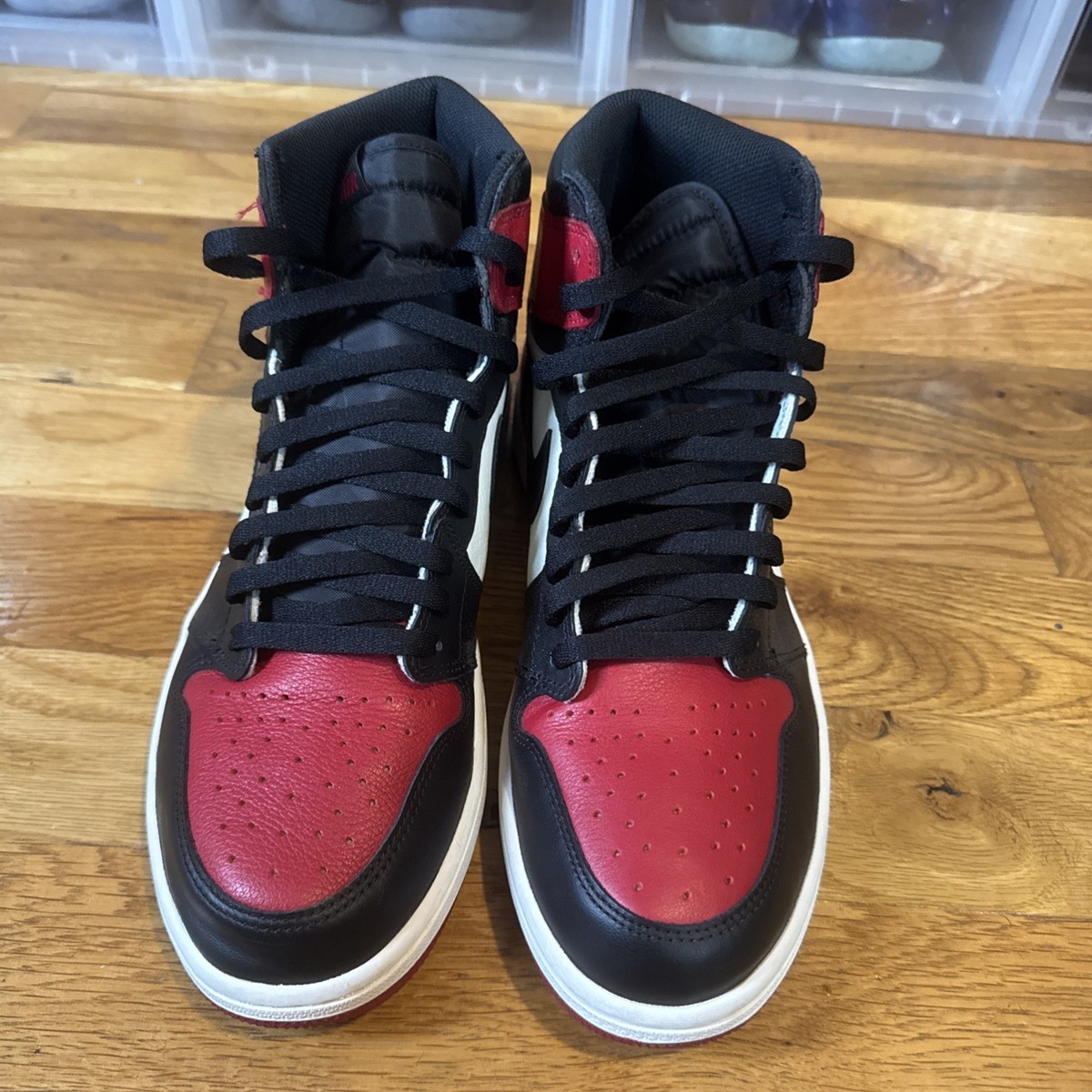 NIKE AIR JORDAN 1 RETRO HIGH OG 24.5㌢ Jordan 1 Retro OG High Bred Toe for Sale | Authenticity