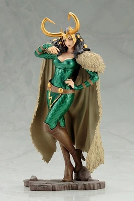 Kotobukiya Marvel x Bishoujo Thor Dama Loki Bishoujo Estatua 1/7 Figura Vendedor de EE. UU. Foto 1 de 4