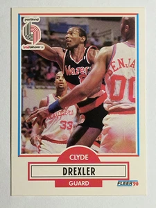 1990-91 Fleer #154 Clyde Drexler - Picture 1 of 2
