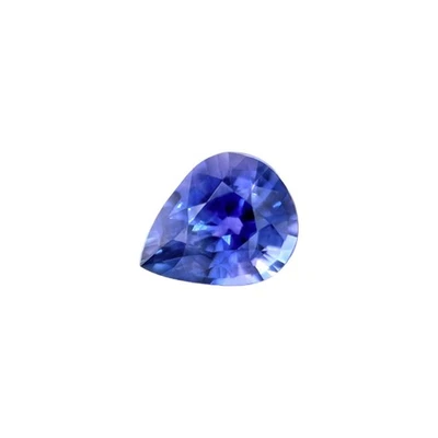 UNIQUE 1.31ct Sapphire GIA CERTIFIED VIVID Violet Purple Blue Pear Cut 7.4x6mm - Image 1 of 4
