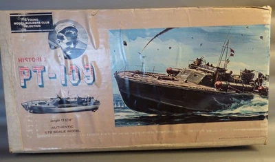 3 REVELL YOUNG MODELERS CLUB KITS-PT109-BELL HUEY COBRA-NAVY JET PATROL GUNBOAT - Image 1 of 4
