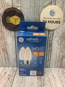 GE Refresh Led Daylight HD 40w Dimmable 31517 2 Bulbs new in box - Picture 1 of 7