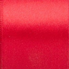 Craft County Double Faced Satin Ribbon 25 Yards / Roll 1 & 1 ¼" 100% Polyester
