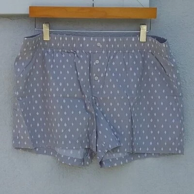 Шорты Gilligan & O'Malley пижама женские размер XL серые белые эластичные без застежек - Изображение 1 из 4