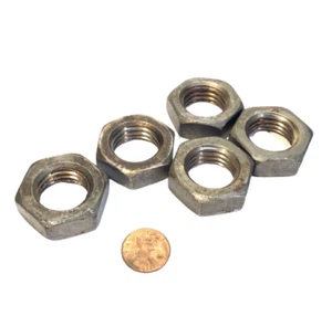 7/8-9 Steel Hex Jam Nut (5pcs) - Picture 1 of 2