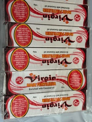 6 Fertilizante Cabello Virgen ORIGINAL Crema Anticaspa y Acondicionadora Cabello 100G Foto 1 de 3